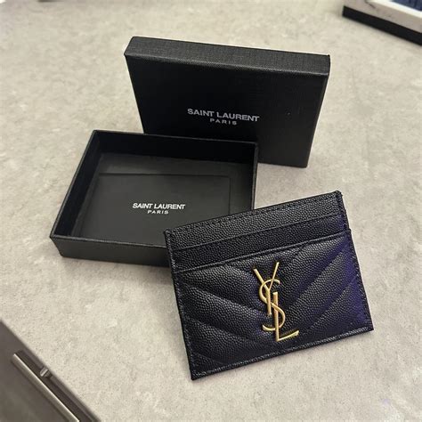 replica ysl card holder|ysl card holder check.